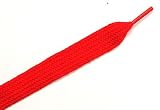 504 Red Solid Thick Laces