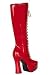 31 UV7fFxLL. SL75  Designer Fashion Tall Stretch Platform Heel Womens Knee High Boot Size 6
