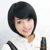 Short Black Bob Hairstyle Wig | Face Framing Style Wig | Long Sweeping Fringe | Available in 3 Colours