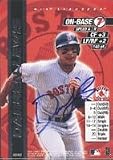 Darren Lewis, Boston Red Sox Autographed Card