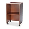 Safco 8917MO Lectern Media Cart - Medium Oak