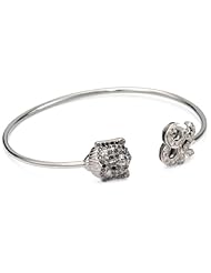 Borgioni Buddha and Ohm Open Cuff Bracelet