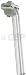 Kalloy 27.2 x 300mm Silver Seatpost