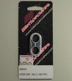 Billet Specialties 68220 0.562 x 0.562 Polished Hose Separator