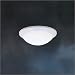 Flush 2 Lt Fluorescent with White finish