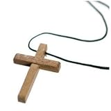 Wooden Cross Necklace- Pack of Six Necklaces
