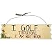 T�rschild aus Holz I GOLF...