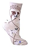 Jack Russell Terrier Cotton Puppy Dog Breed Animal Socks 9-11