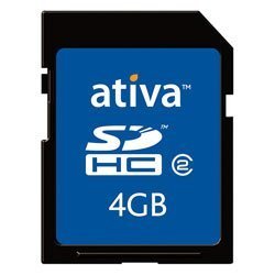 Ativa Secure Digital High Capacity Memory Card, 4.0gb