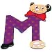 M - Teddy Bear Letter