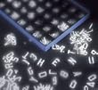 Ghent LH34 3-4 in. Helvetica Font Letters, Numbers and Symbols - White Plastic
