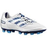 adidas Men's Absolado X FG Soccer Cleat,Predator Running White/Night Sky/Cyan,11 M US