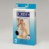 Jobst UltraSheer Compression Stockings Thigh High 20-30 mmHg - Medium - Black Diamond - 119166119167