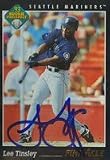 Lee Tinsley, Seattle Mariners Autographed Card