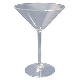 Ultra Acrylic Martini Glasses (6 count)