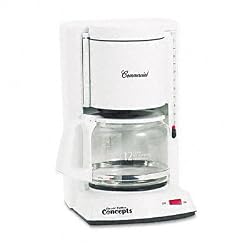 Classic Coffee Concepts 12-Cup Commercial Automatic Drip Coffee Maker, Black