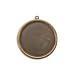Vintaj Natural Brass Blank Circle Bezel Pendant 32mm (1)