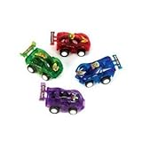 12 Pull Back Racer Cars