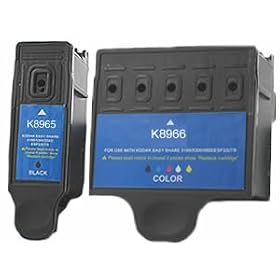2 PK Kodak Compatible NO. 10 black and NO. 10 color cartridges for Kodak ESP 5, Kodak ESP 7 , Kodak ESP 9