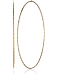 Jessica Simpson Gold Thin Hoop Earrings