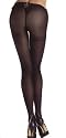 Lycra Opaque Pantyhose With Ribbon Lace Up Back