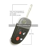 Keyless Entry Remote Fob Clicker for 2002 Jaguar X-Type (Must be programmed by Jaguar... by Jaguar