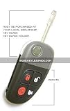 Keyless Entry Remote Fob Clicker for 2004 Jaguar S-Type (Must be programmed by Jaguar dealer)