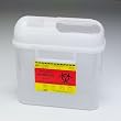 B-d Multi-use Nestable Sharps Containers 5.4 Quart Container Ivory/clear - Model 305444 - Each