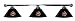 Baltimore Orioles Pool Table Light - Chrome Bar