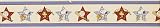 Bedtime Originals Champ Snoopy Wallpaper Border, Blue