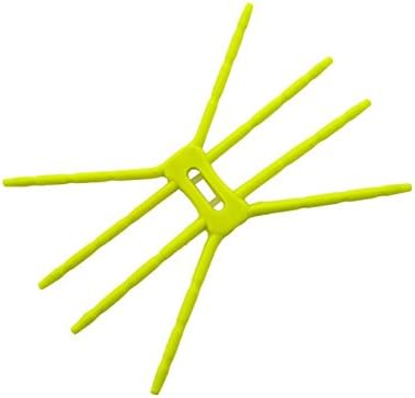 Yowosmart Flexible Spider Hanging Car and Phone Holder for iPhone 5 HTC Samsung S4 (Yellow)
