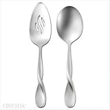 Oneida 40-04 Stainless Steel Satin Aquarius 2 Piece Entertainment Set