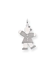 14k White Gold Kid Charm Cyber Monday Special