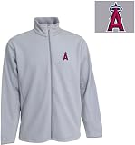 MLB Los Angeles Angels Silver Mens Sleet Fleece