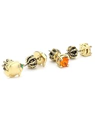 Juicy Couture "Beach Bling" Fish Duo Stud Earrings