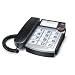 jWIN JTP390BLK Big Button Corded Speakerphone with 13 Number Memory (Black)