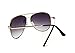 LotFancy Aviator Sunglasses for Men with Case, UV400 Protection, 61MM, Lightweight Eyewear for Driving Fishing Sports, Grey Gradient Lens, Silver Metal Frame