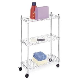 Whitmor 6056-53 Supreme Laundry Cart, Chrome by Whitmor