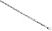 22 Sterling Silver 5/32 (3.7 mm) Italian Diamond Cut Rope Necklace