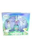 Disney Fairies by Disney for Women - 3 Pc Gift Set 1.7oz EDT Spray Tinker Bell, Figurines - Bess & Prilla (x2)