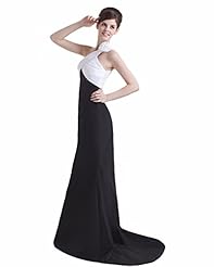 Satin One Shoulder Evening Dress/Prom Dress  with a Court Train 