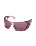 Christian Dior - Christian Dior Dior Flavour 1 - Cut-out Logo Plastic Oversize Wrap Sunglasses burgundy violet/burgundy