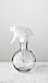 Recycled Glass Spray Cleaner Bottle with Clear Spray Nozzle - Lead Free Glass