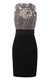 NoeMie Women Hollow Weave Flower Dress,Silver