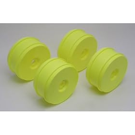 1 8 Buggy Wheels, 83mm, Yellow: RC8 (4) from Associated Electric Car Kits