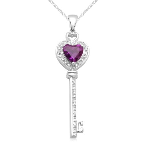 Key Sterling Silver Pendant
