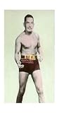 Murcielago The Bat Velasquez, Mexican Wrestler Sports Art Poster Print, 11x17
