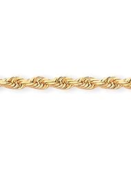 4.5mm, 14 Karat Yellow Gold, Quadruple Rope Chain - 30 inch