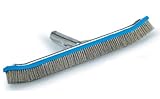 Pooline Stainless Steel Curved Algea brush 18 inches 11025S