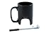 Brink Black Ceramic Golf Mug